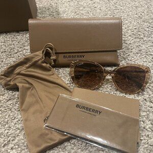 Burberry Women's Sunglasses ALL INCLUSIVE - B 4407-F - Tan and Peach Color